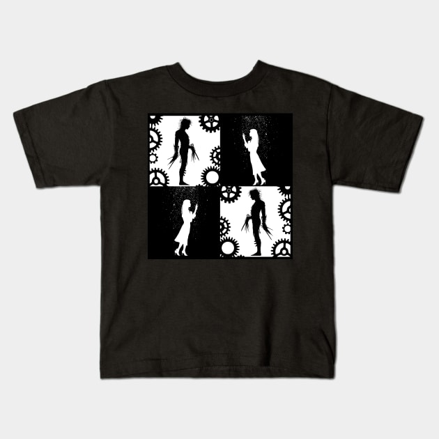 Edward Scissorhands-Classic Kids T-Shirt by VicInFlight